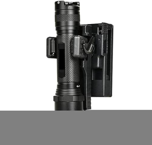 Taschenlampen-Holster – robuster Gürtelhalter, Taschenlampen-Gürteltasche, Taschenlampen-Holster, Schnellentriegelung, Taschenlampen-Halterung mit tragbarer Tragetasche für Sicherheit und