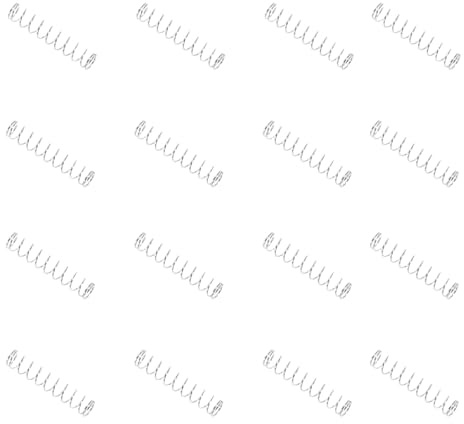 DOITOOL 20pezzi Assortimento di Molle di Compressione in Acciaio Inossidabile per Meccanismo di Scatto di Penne Sfera Parti di Ricambio per Strumenti di Scrittura e Molle per Penne