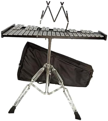 QUILSTM Glockenspiel Xylophon mit seinem warmen Klang ist ein hervorragendes Geschenk für Musikbegeisterte jeden Alters. Das professionelle 37 Ton Xylophon