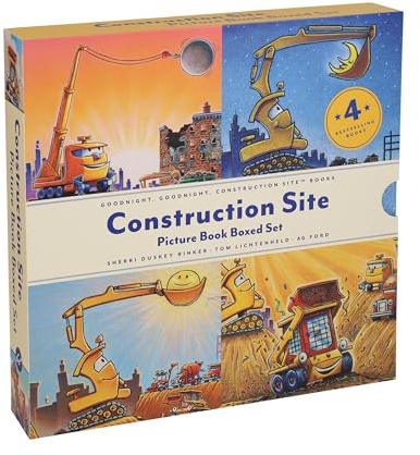 Construction Site Picture Book Boxed Set: Goodnight, Goodnight, Construction Site