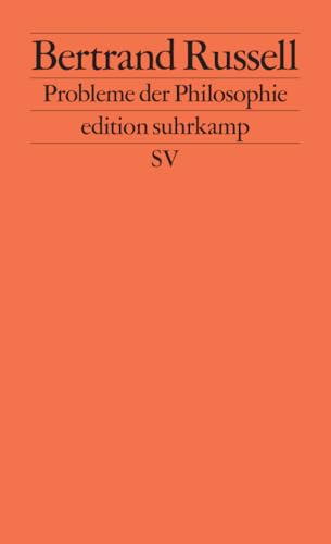 Probleme der Philosophie (edition suhrkamp)
