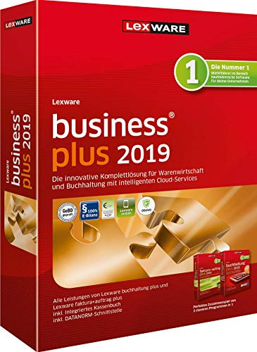 Lexware business plus 2019 Minibox (Jahreslizenz)|für Kleinunternehmer, kaufmännische Einsteiger und Gründer|Software für Buchhaltung und Auftragsbearbeitung|Kompatibel mit Windows 7 und aktueller