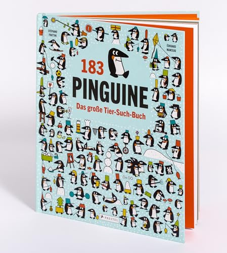 183 Pinguine. Das große Tier-Such-Buch: mit vielen Rätseln und unzähligen Informationen für Kinder ab 6 Jahren