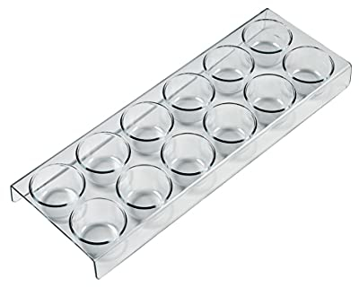 Bosch Siemens 654245 00654245 - Bandeja para huevos (12 unidades, 280 x 99 x 25 mm), transparente
