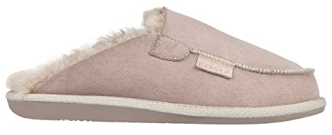 Vanuba Awassi Handmade Damen Hausschuhe, Naturleder, 100% Schafwolle, Warme und Bequeme Hausschuhe, Leder Beige/Beige, 40 EU