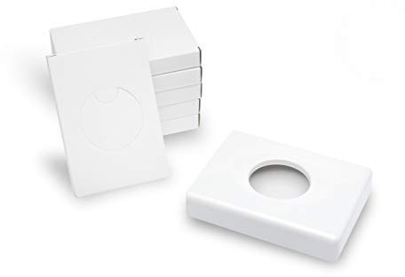 1 x weißer Hygienebeutelspender mit 6 x 30 Stück PE-Hygienebags | zur praktischen und hygienischen Entsorgung von Damen-Hygieneartikeln