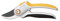 Fiskars Bypass-Gartenschere für frische Äste und Zweige, Antihaftbeschichtet, Stahl-Klingen/Aluminium-Griffe, Schwarz/Orange, Plus, P531, 1057168
