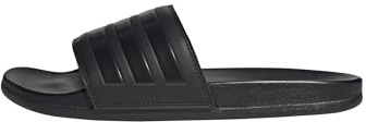 adidas Adult Adilette Comfort Slides Core Black/Core Black/Core Black 10