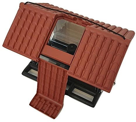 Vogelfutterstation Vogelhaus für 2,5 kg Futter Kunststoff Hängen aufstellen