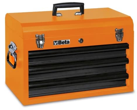 BETA 435 x 210 x 50 mm, monté sur des Guides à Billes télescopiques, Poids 20 kg, Noir/Orange