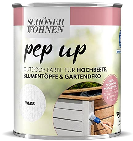 Pep up Outdoor-Farbe shabby vintage (Weiss)