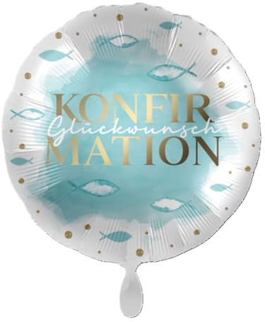 18/Ø43cm Folienballon Konfirmation Glückwunsch