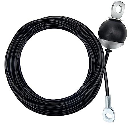 Windspeed Cavi in acciaio da 1,4 m, accessori di ricambio per puleggia fitness, cavo spesso 5 mm per palestra domestica (1,4 metri)