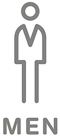 LXYDPZ Badezimmerschild für Männer und Frauen, selbstklebendes Acryl-Toilettenschild, Badezimmer-Unisex-WC-Türschild, Toilettenschild (Mann + Frau 20 x 14 cm) (Toilette 20 x 14 cm) (Mann 20 x 14 cm)