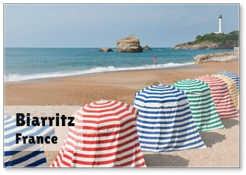 Kühlschrankmagnet Der Strand in Biarritz Frankreich