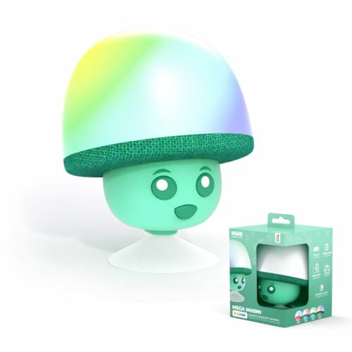 MOB – MOBILITY ON BOARD Mega Mush – Green Bluetooth Speaker Waterproof, Powerful Sound, Multi-Function, Suction Cup Anywhere