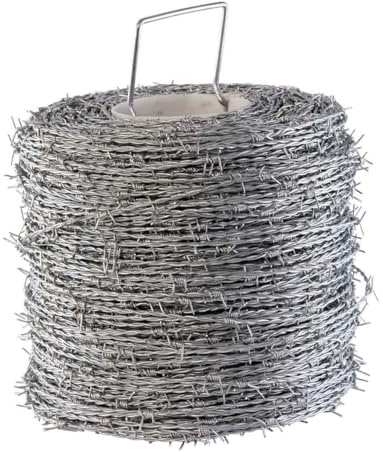 Garmix Stacheldraht Spitzdraht Klingendraht Sperrdraht 500m (2 Drähte je 1,7 mm)
