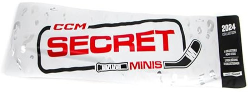 CCM Secret Mini-Hockeyschläger 2024 (linke Hand, 1 zufälliger Schläger)