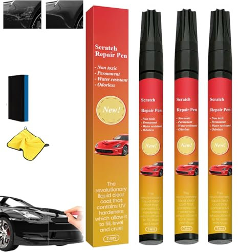 Penna magica per tutte le auto, penna magica per rimuovere i graffi dell'auto, penna magica per rimuovere i graffi dell'auto, resistente alle intemperie, per ritocchi e camion (3 pezzi)