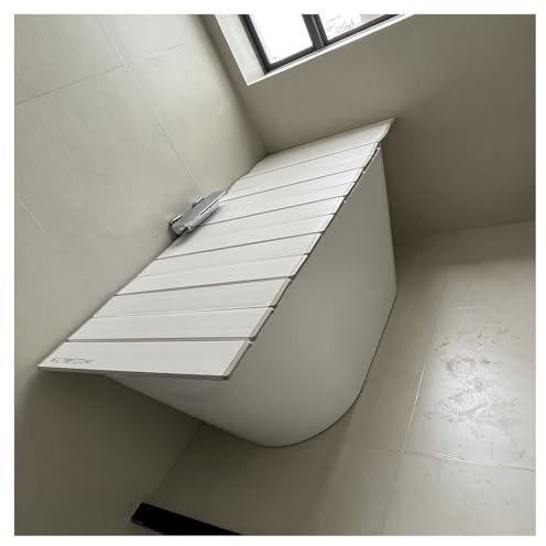 ShAzanz Bandeja Bañera Plegable Cubierta De Bañera Estante, Polipropileno A Prueba De Polvo Bandejas for Bañera for Baño De Remojo, Baño Leche, SPA, Teniendo 10kg Plegable(160cmx75cmx1cm)
