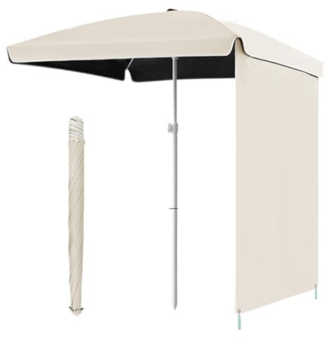 WATAOW Sombrilla De Jardín Cuadrada con Ajuste De Altura Y Toldo Parasol para Patio, Césped, Patio, Playa Al Aire Libre(260cm)