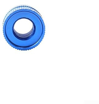 Ersatz-Presta-Ventilmuttern für Mountainbikes, 2 Stück, Vakuum-Reifendüse, Verbesserungen (blau)