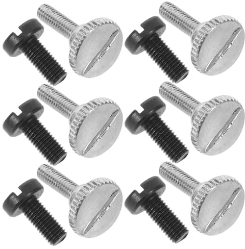 iplusmile Juego de 60 Tornillos para Máquina de Coser Incluye 30 Tornillos de Cabeza Ancha y Componentes Metálicos para Mantenimiento y Reparación Costura Doméstica y Profesional