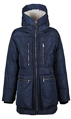 Tommy Hilfiger Herr tung quiltad sherpa parkas rock med huva, Marinblått Xsp, S