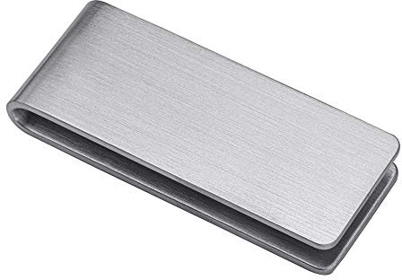 JEVELION Herren Geldklammer massiv 925 Silber, Geldscheinklammer, Accessoire, 50 mm x 20 mm, Made in Germany