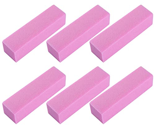 FRCOLOR 10pezzi Unghie Lati Blocchi per Lucidatura Spugne per Modellare le Unghie Strumenti per Manicure Art Realizzato in Materiale Naturale Facile da Usare per Levigatura e Lucidatura
