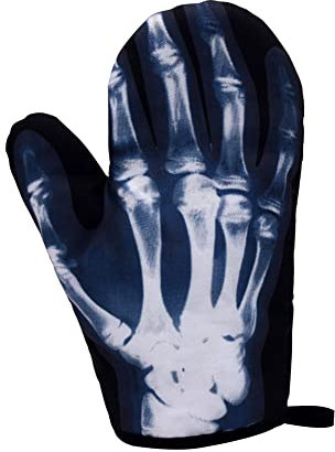 four | Gants résistants à la chaleur pour casserole - Gants en coton épais avec impression pour la cuisine, la cuisson, la cuisson, le barbecue, ondes Fulenyi