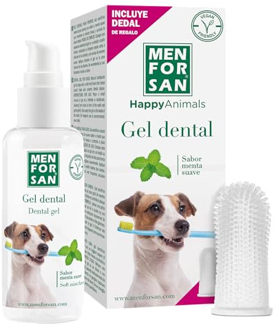 MENFORSAN tandgel för hundar 60 ml, mintsmak, inklusive presenthatt