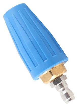 Zerodis 3000PSI Hochdruckreiniger-Turbo-Turbodüse, Turbodüsen-Düse, 1/4-Zoll-Schnellanschluss-Sprühdüsen-Spitzen-Set für die Reinigung von Ziegel- und Betonoberflächen (040)