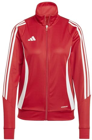 adidas Donna Tiro24 Training Full Zip Track Suit, team power red 2/white, M