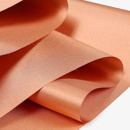 mlhk RF-Abschirmgewebe RFID-Strahlungsabschirmung RF-Signalblockierendes Material Signal Block - Leitendes Gewebe Absorbiert EMF EMI für Radiowellen Mikrowelle/Strahlung Computer,gold-6m