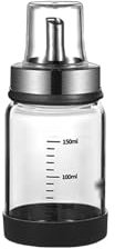 LVYUDS Lang Ausgießer Honigspender Multifunktional Lagerung Konfitüre Ketchup Sirup Spender mit Skala Deckel Siegel Honigglas Feuchtigkeitsschutz Tragbar Party(Schwarz,1pcs-150ml)