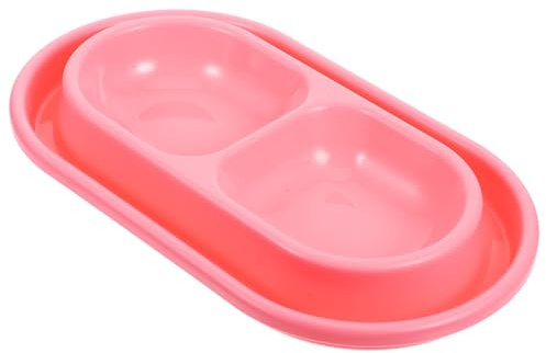 ETHZZLE Bol Double Anti-Fourmis pour Chats et Chiens Gamelles pour Nourriture et Eau Design Élégant Gris Capacité Modérée Protège Aliments des Insectes pour Petits Animaux