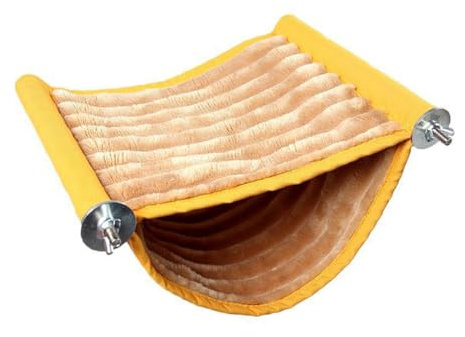 mophrati Winter Pet Thermal Velvet House Gabbia per piccoli animali Piattaforma di gioco Roditore Morbido e confortevole Letto riscaldante Fornitura di nidi