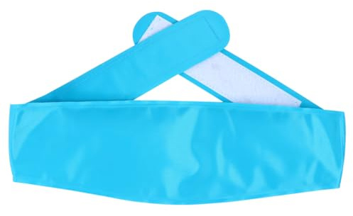 KOMBIUDA Poche de Glace Réutilisable Sangle, Légère et Isotherme, 1 Pièce Bleu Ciel, Compresses Froides pour Sport, Blessures et Soulagement des Douleurs Musculaires