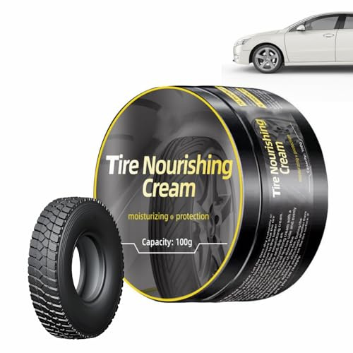 Crema Cuidado De Neumáticos, Cera Para Neumáticos, Restaurador De Limpieza De Llantas, 100g