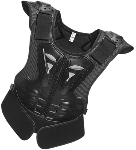 Lurrose Protective Vest Protective Gear, Shockproof Eva Pe Nylon, Black