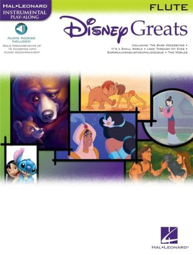 Disney Greats Flute Book/Cd Playalong: Noten, CD für Flöte (Hal Leonard Instrumental Play-Along): Instrumental Play-Along - Flute
