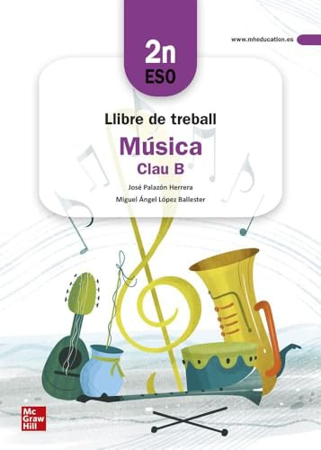 Llibre de treball Música Clau B - 2n ESO (LOMLOE)