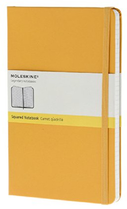 Moleskine Notebook Squared Yellow Orange Large