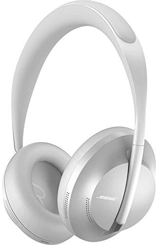Bose Noise Cancelling Headphones 700 – Cuffie Over-Ear Bluetooth Wireless con Microfono Integrato per Chiamate Nitide e Controllo Vocale Alexa, Argento