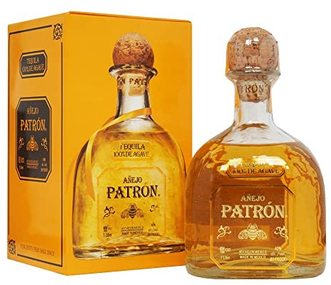 Patrón Tequila Añejo 40% Vol. 1l in Giftbox