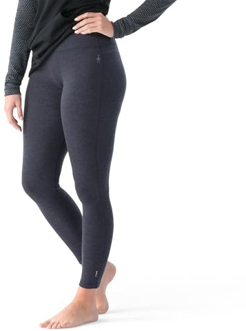 Smartwool Women's Merino 250 Baselayer Bottom Boxed Thermal Tops - Charcoal Heather, M