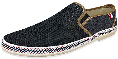 Riberto Edwin Slip-on Clog Sabot Sneakers, Loafers, Mesh, Cushioned, Breathable - black