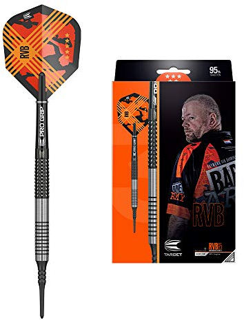 Target Darts Raymond Van Barneveld RVB 95 3 Gen 95% Wolfram Softdarts-Set (20gr - Dartpfeile)