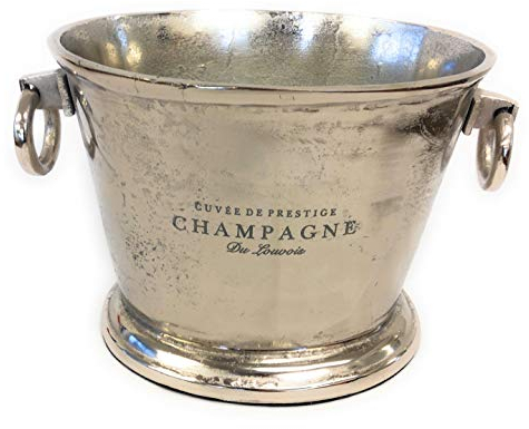 Deluxe 6 Litre Vintage Champagne & Prosecco Ice Bucket Large Antique-Style Royal Cooler for Parties, Weddings, Bar & Home Entertaining